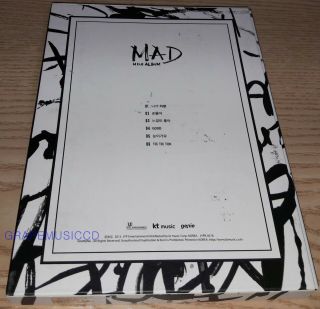 GOT7 MAD 4th Mini Album Vertical Ver.  K - POP REAL SIGNED AUTOGRAPHED PROMO CD 3