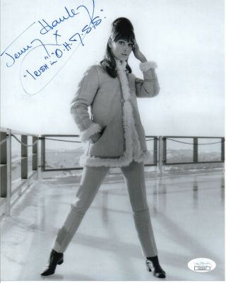 Jenny Hanley Actress James Bond Signed / Inscribed 8x10 Photo - Jsa