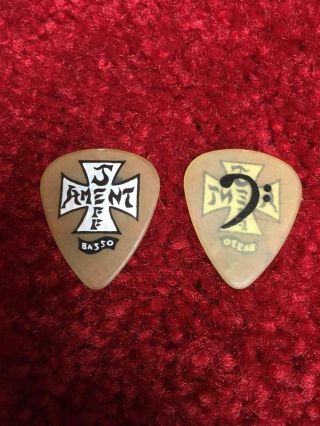 Pearl Jam Jeff Ament " Basso " Guitar Pick.  Rare