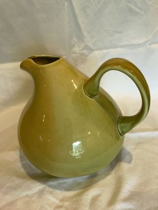 Russel Wright Steubenville Chartreuse Open Carafe Pitcher