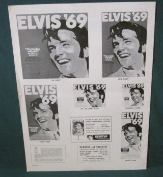 Elvis Presley MGM The Trouble With Girls Press Book RARE 1969 2