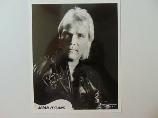 " With A Kiss " Brian Hyland Hand Signed 8x10 B&w Photo Todd Mueller