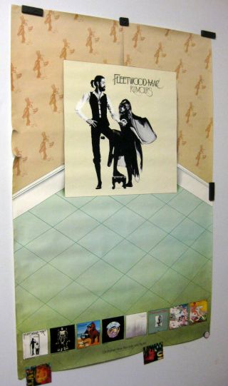 Fleetwood Mac,  Rumours,  1977 Warner Brothers Promo Poster_23 " X 34.  5 "