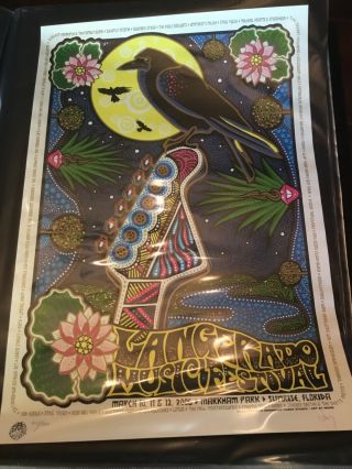 Langerado 2006 Jeff Wood Crowes Wilco Umphreys Mcgee Drive By Truckers Poster