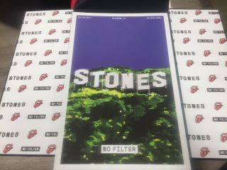 5 Rolling Stones No Filter 2019 Vip Tour Posters Pasadena Ca Los Angeles