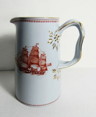 Spode Red Trade Winds Large 24 Ounce Jug