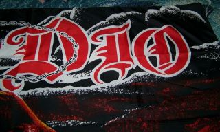 Vintage RONNIE JAMES DIO Tapestry Poster Flag Banner HOLY DIVER LP Wall Art 2