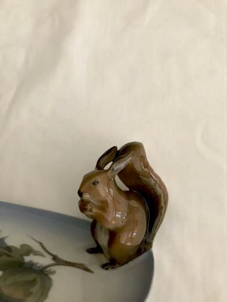 Royal Copenhagen Squirrel Dish Animal Figurine 981 Denmark 3
