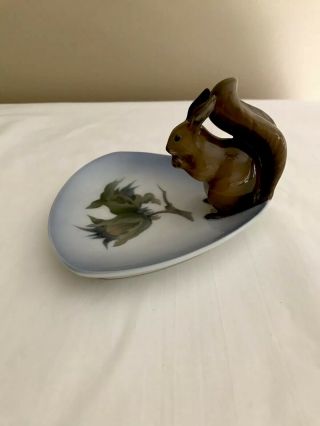 Royal Copenhagen Squirrel Dish Animal Figurine 981 Denmark 4
