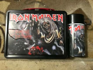 Rare Iron Maiden Lunchbox Number Of The Beast 2001 Neca