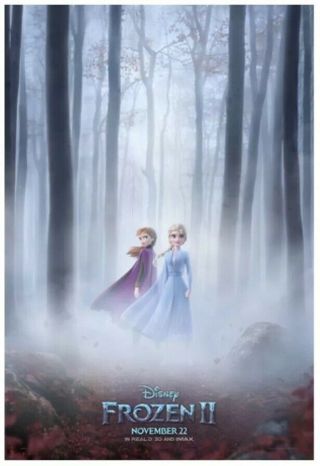 Frozen 2 Great 27x40 Movie Poster 1 Sheet Double Sided