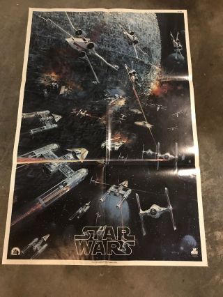 Star Wars Movie Poster 22 X 33” 20th Century Fox George Lucas Record Insert