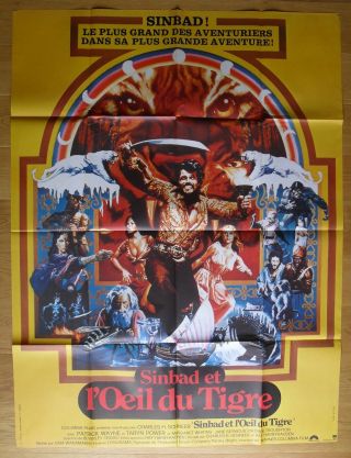 Sinbad And The Eye Of The Tiger French Movie Poster 63 " X47 " 
