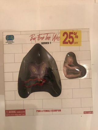 Pink Floyd: Pink & Female Scorpion.  The Wall Series 1 Action Figure