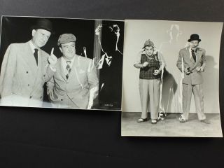 Two 1951 Abbott And Costello Meet The Invisible Man Movie Still Photos