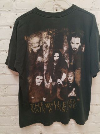Cradle of Filth The Wall - Eyed Vain & Insane Shirt Size XL READ 6