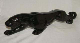 Perfect Vintage Royal Haeger 24 Inch " Black Panther " Mid - Century Figurine
