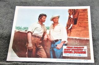 Davy Crockett And The River Pirates 1956 Lobby Card