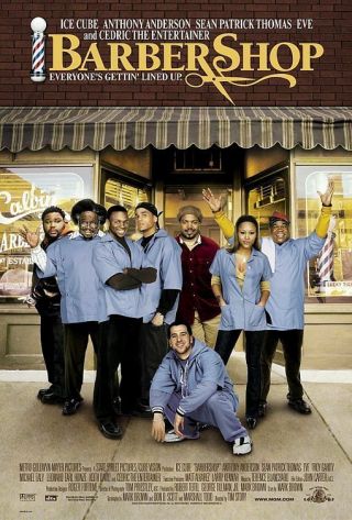 Barbershop Movie Poster 1 Sided 27x40 Ice Cube Cedric The Entertainer