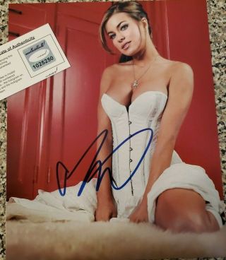 Sexy Cleavage Carmen Electra Authentic Signed Autographed 8x10 Photo Holo