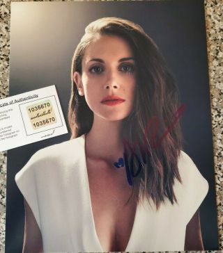 Sexy Cleavage Alison Brie Authentic Signed Autographed 8x10 Photograph Holo