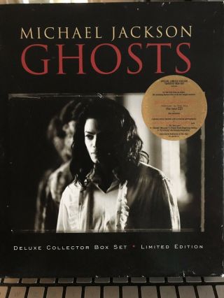 Michael Jackson Ghost Deluxe Collector Box Missing Vhs F/set Has 2 Cd’s & Progr