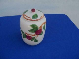 Franciscan " Apple " Cookie Jar With Lid California