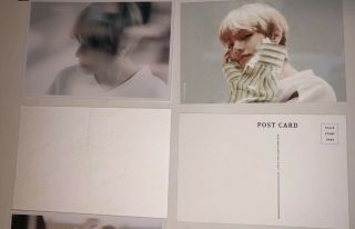 BTS V/Taehyung Fansite Glitter Slogan,  8 Photocard,  2 Emw,  Sticker,  3poster Bangtan 7