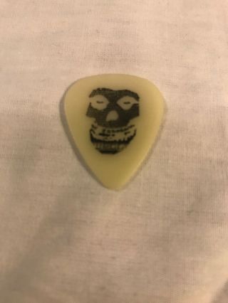 Rare Glow In The Dark Misfits Guitar Pick Reunion Show Danzig Collectible Picks