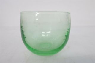 Glassybaby Light Bottle Green 3.  5 " Handmade Glass Candle Holder/drinking Glass