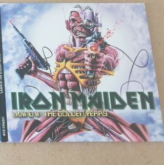 Iron Maiden Godfather Records Living In The Golden Years Cd Leicester 1986