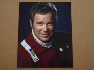 William Shatner 8x10 Signed Photo Autographed - " Star Trek "