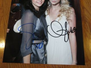 Taylor Swift & Selena Gomez 8.  5x11 Photo Hand Signed Autographed 2