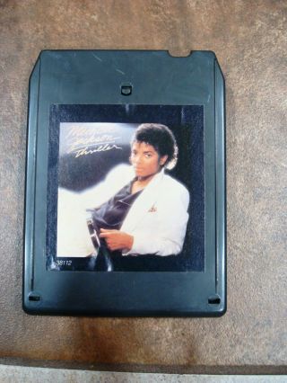 Michael Jackson 1982 Thriller 8 Track Tape Rare Collectible Not Record Club