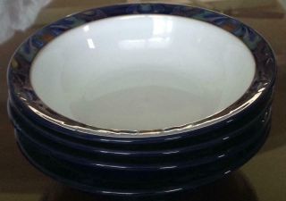 Denby Baroque Set Of 4 Soup/cereal Bowls 7 Inches