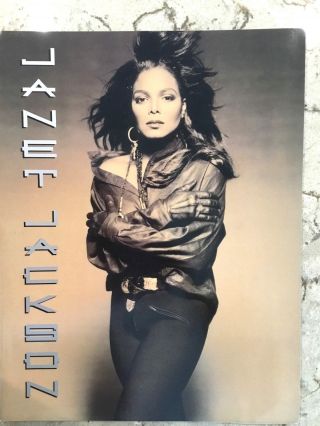 Janet Jackson - 1990 Rhythm Nation Tour Concert Program Book