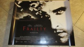 Frailty Movie Poster - Bill Paxton - Uk Quad Movie Poster - 30 X 40 Inches