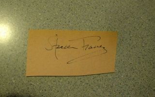 Spencer Tracy Signed Scrapbook Page Cut Autograph