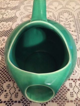 Vintage Harlequin Fiesta Pottery Service Water Pitcher,  Light Green 4