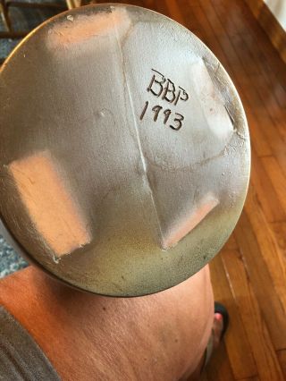 1993 Beaumont Brothers Pottery Stoneware Salt Glaze Bird Crock Jar w/Lid 9” High 6