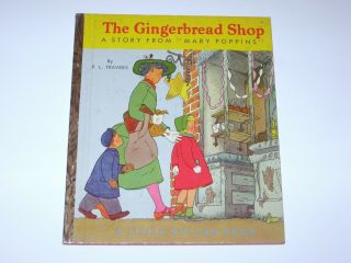 1952 Little Golden Book No.  126,  " A " - - The Gingerbread Shop.  Mary Poppins Vg,