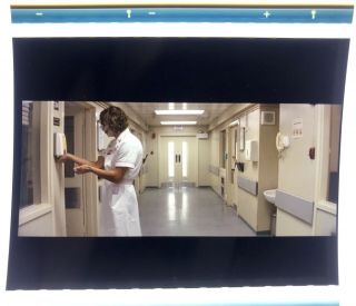 The Dark Knight 15/70mm Imax Film Cell Heath Ledger Nurse Joker Wash Your Hands