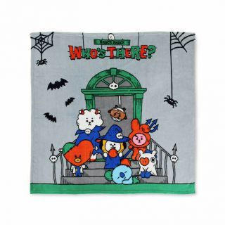 Bt21 Character Blanket Warm Pad Halloween Edition Official K - Pop Authentic Goods