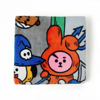 BT21 Character Blanket Warm Pad Halloween Edition Official K - POP Authentic Goods 2