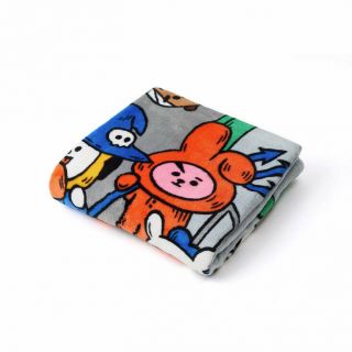 BT21 Character Blanket Warm Pad Halloween Edition Official K - POP Authentic Goods 3