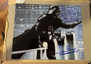 David Prowse Star Wars " Darth Vader " Authentic Signed Photo