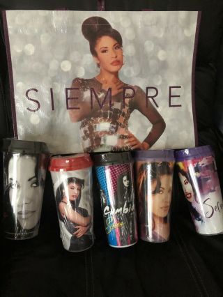 Selena Quintanilla Cups,  Bag Como La Flor Bundle