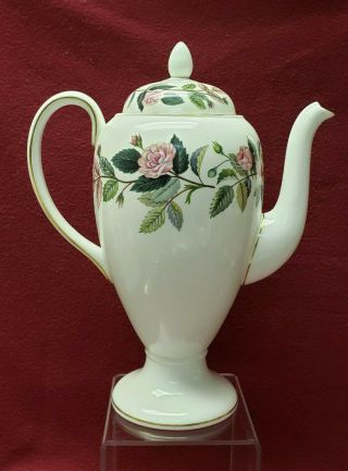 Wedgwood China - Hathaway Rose Pattern - Coffee Pot