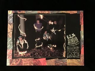 R.  E.  M.  - Reconstruction Tour - Concert Program Book - Michael Stipe - Peter Buck - 1985