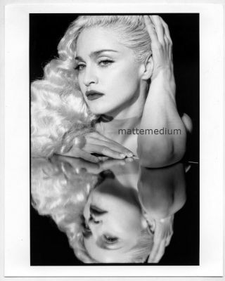 M038d Madonna Vogue Video Vintage 1990s Black White 8x10 Photo =ritts Fincher=